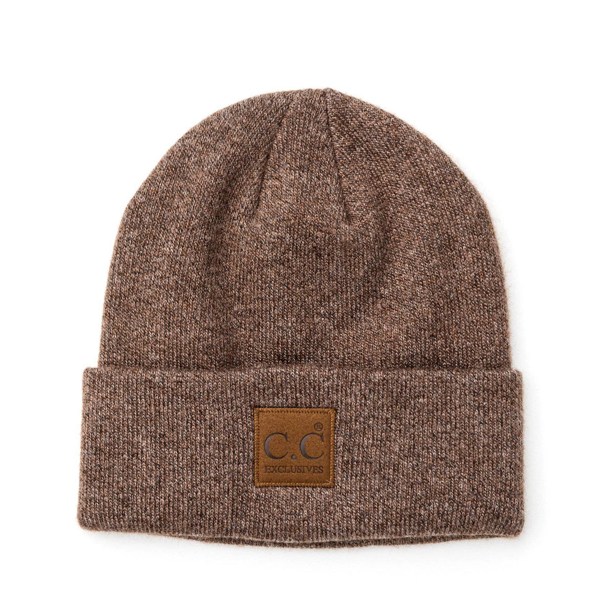 Aili's Corner - C.C® Heathered Boyfriend Beanie: Heather Cacao