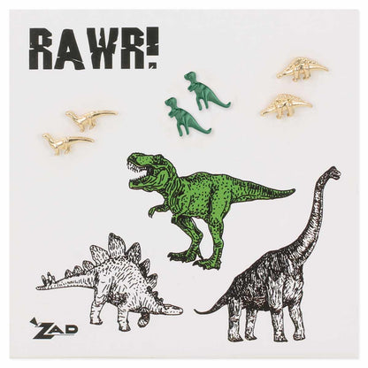 ZAD - Prehistoric Pals Dino Post Earrings Set