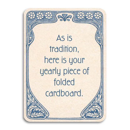Bad Betty Greeting Co. - As Is Tradition - Funny Birthday Card