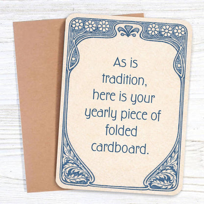 Bad Betty Greeting Co. - As Is Tradition - Funny Birthday Card