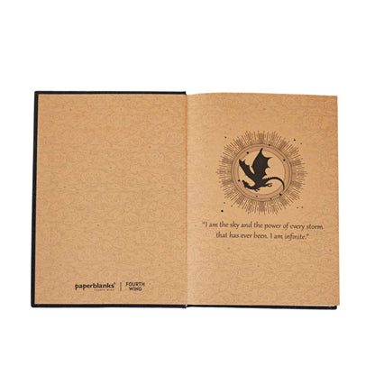 Chronicle Books - Paperblanks Shadows of Navarre Hardcover (Fourth Wing): Midi / Lined
