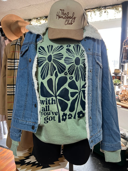 WITH ALL YOU’VE GOT