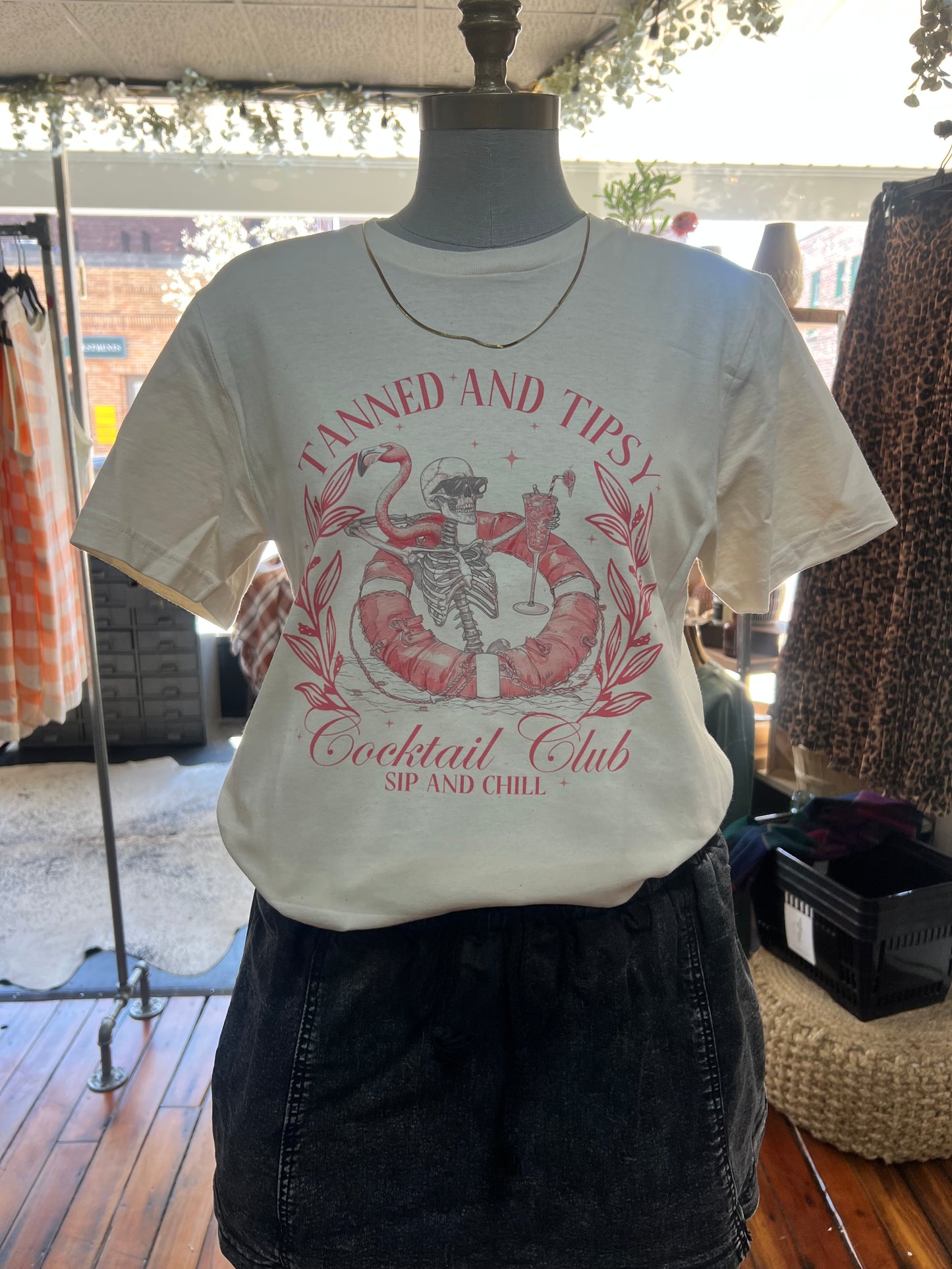 TANNED + TIPSY TEE