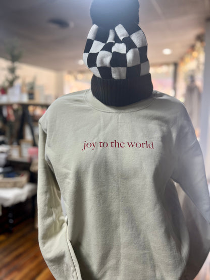 JOY TO THE WORL CREWNECK