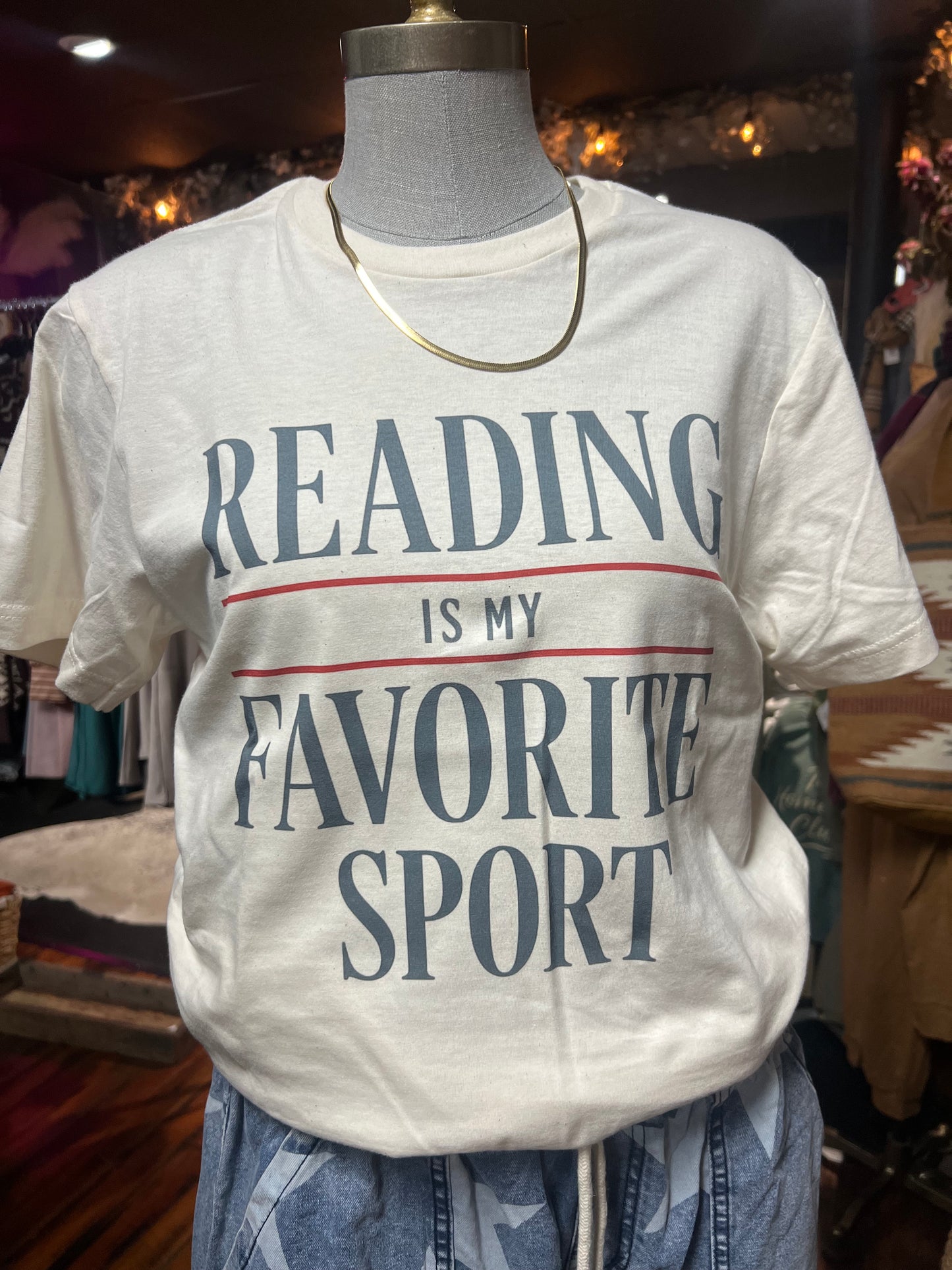 READING IS MY FAVORITE SPORT