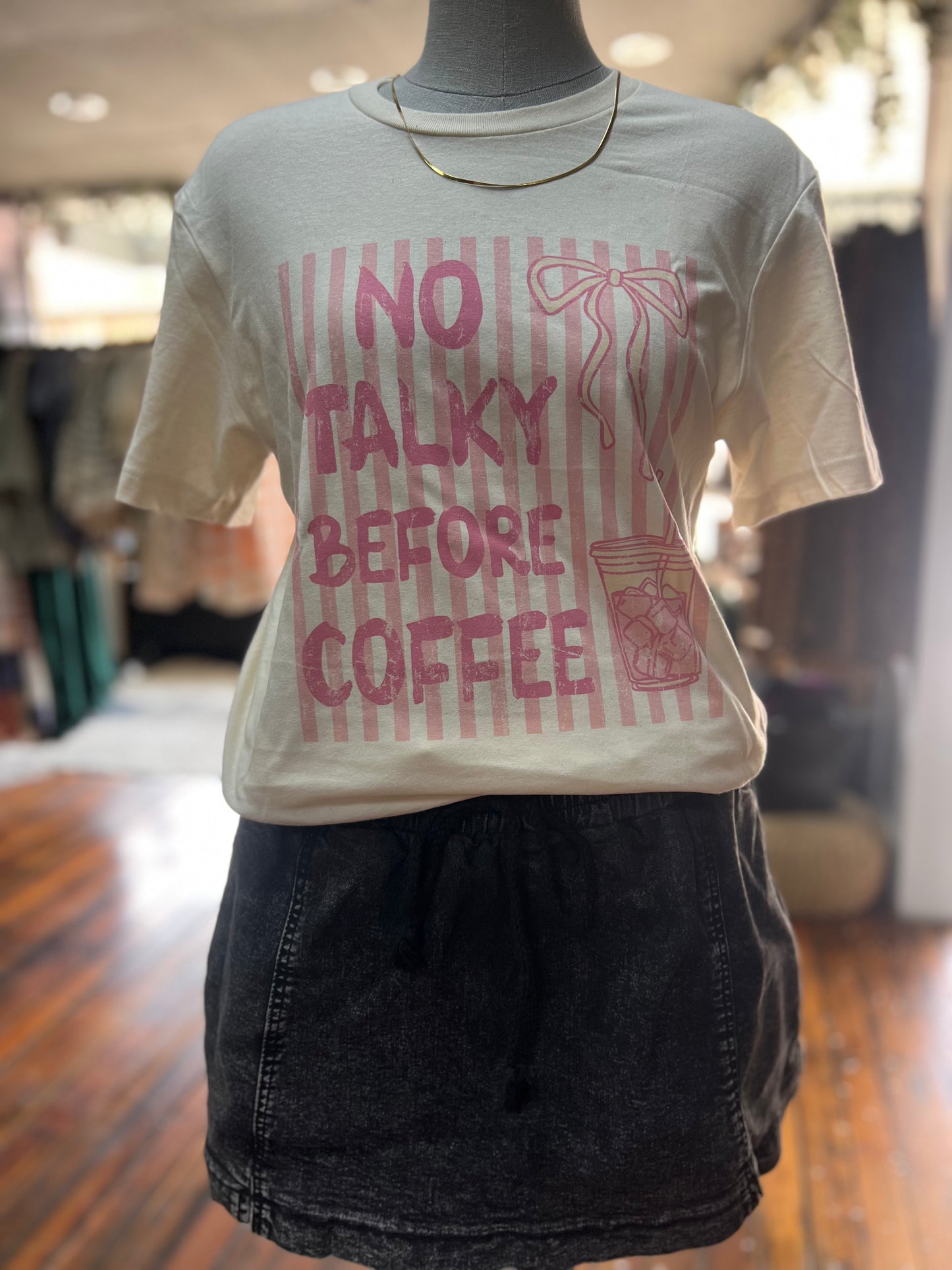 NO TALKY BEFORE COFFEE