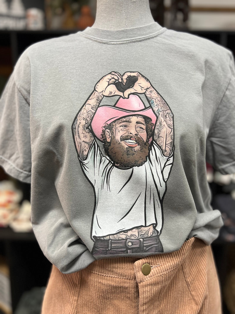 Post malone 2025 pink sweater