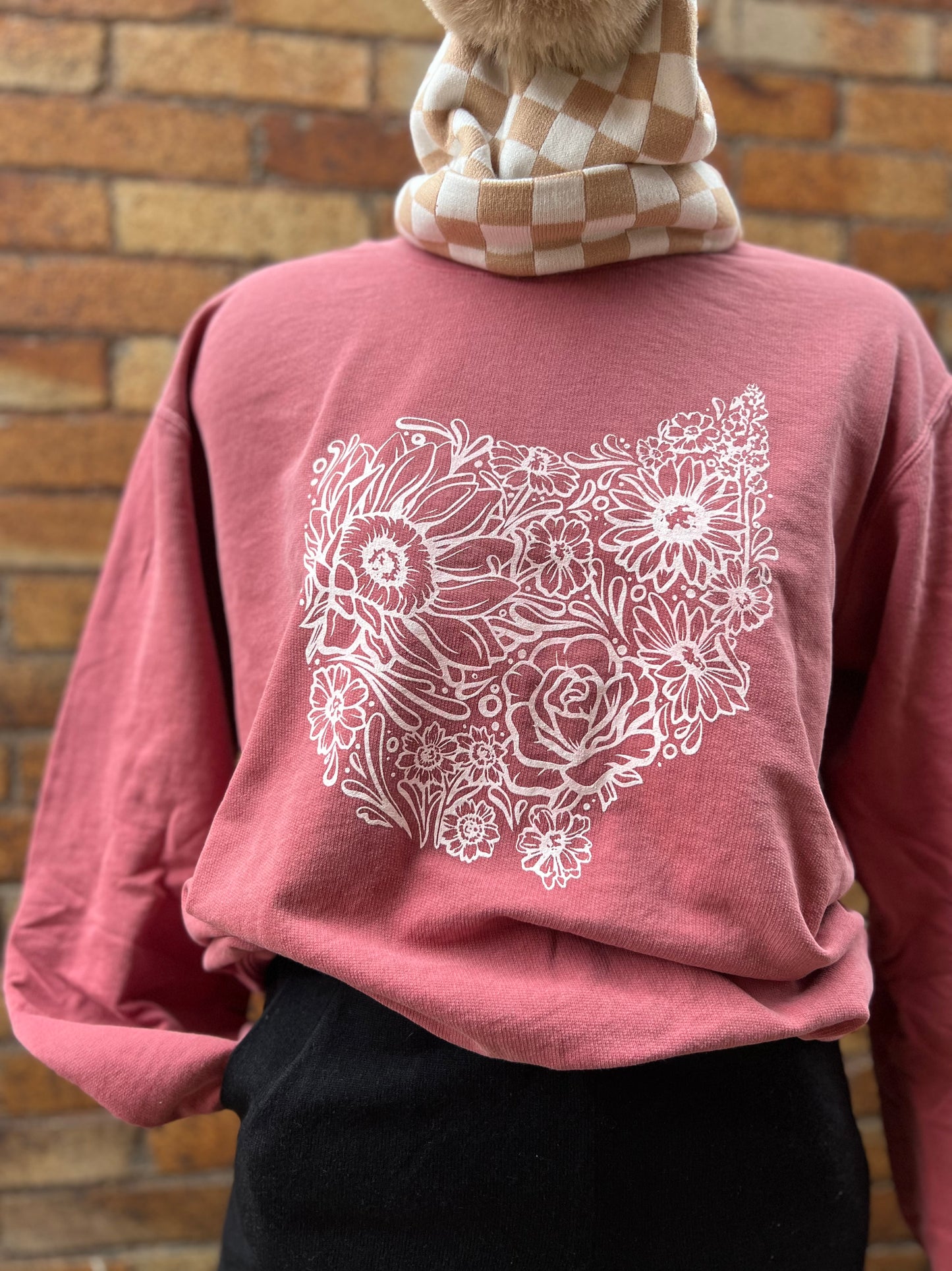 OHIO FLORAL CREWNECK