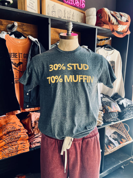 30% STUD 70% MUFFIN