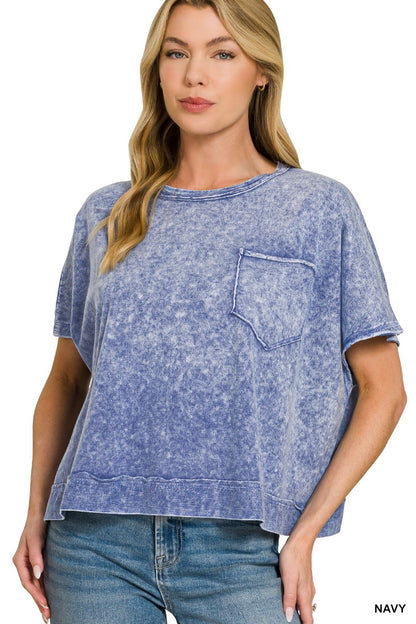 HALO WASHED OVERSIZED TOP