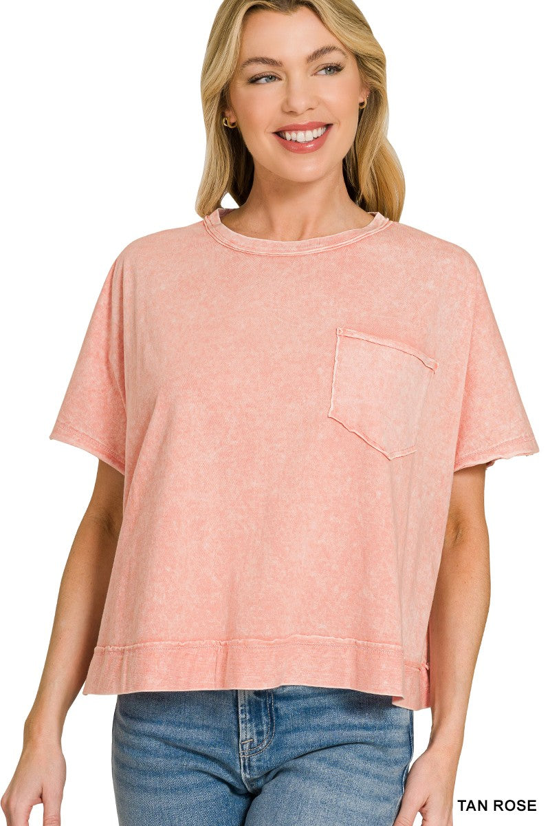 HALO WASHED OVERSIZED TOP