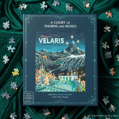 Chronicle Books - A Court of Thorns and Roses: Official Greetings from Velaris 1000-Piece Puzzle
