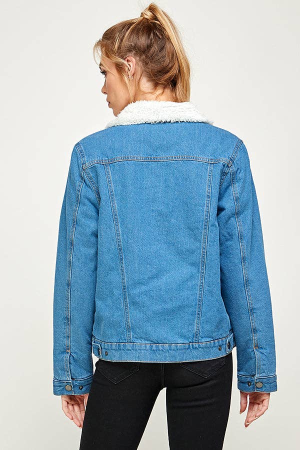 SHERPA DENIM JACKET