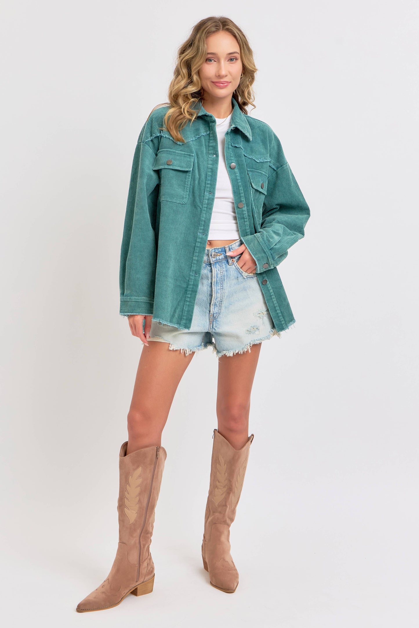 SHACKET MINERAL WASHED CORDUROY