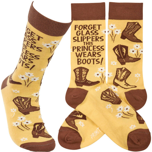 THIS PRINCESS WEARS BOOTS SOCKS