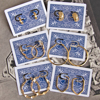 Kindred Objects - Vintage Gold Hoops - Variety