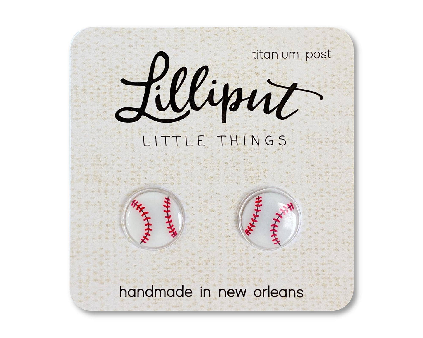 BASEBALL EARRINGS