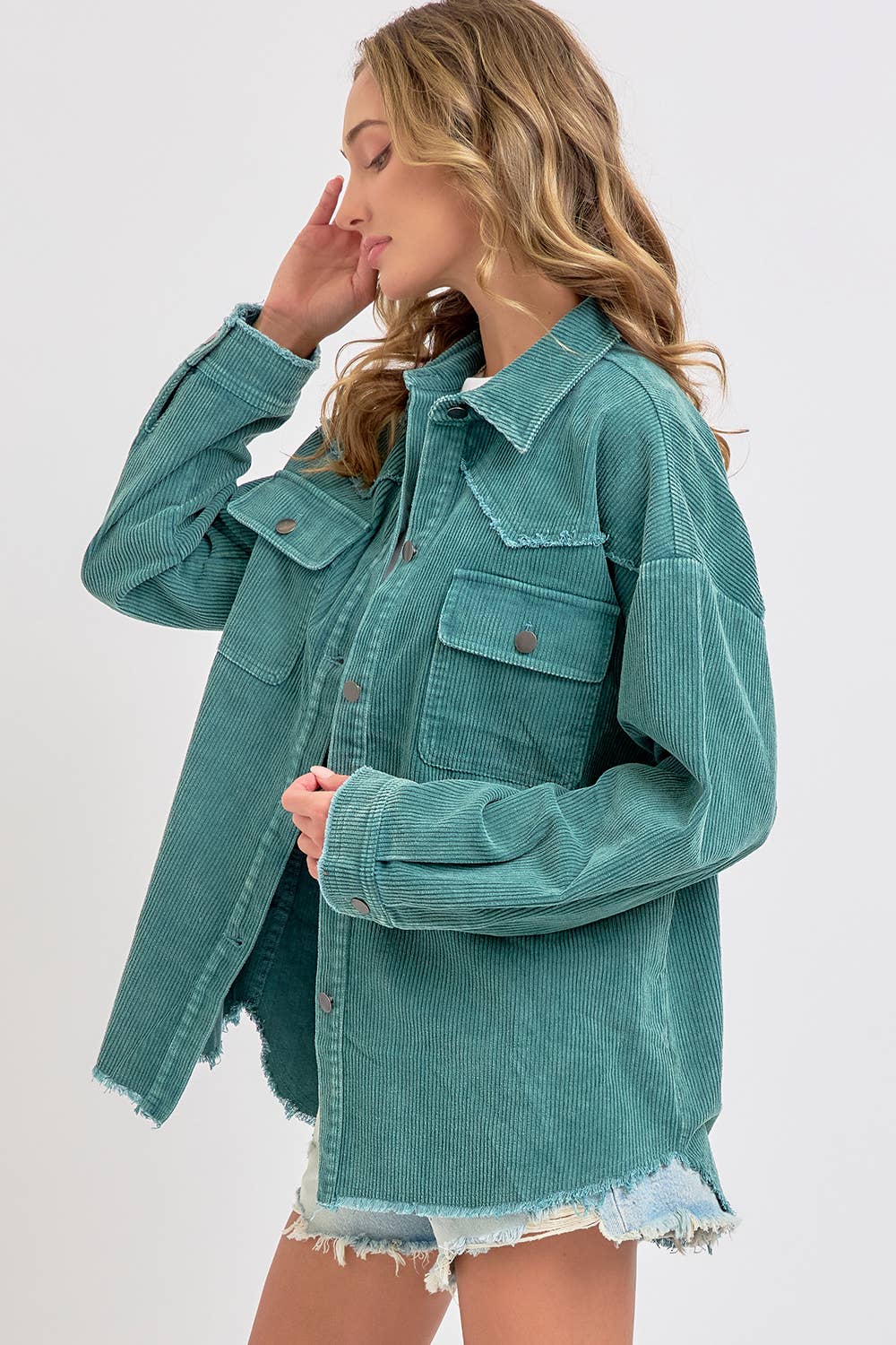 SHACKET MINERAL WASHED CORDUROY