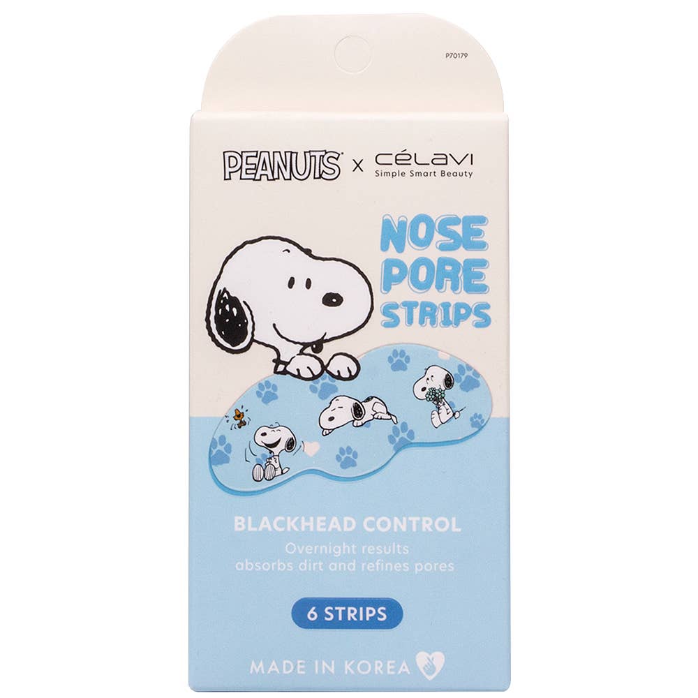 CELAVI X PEANUTS NOSE PORE 6 STRIPS