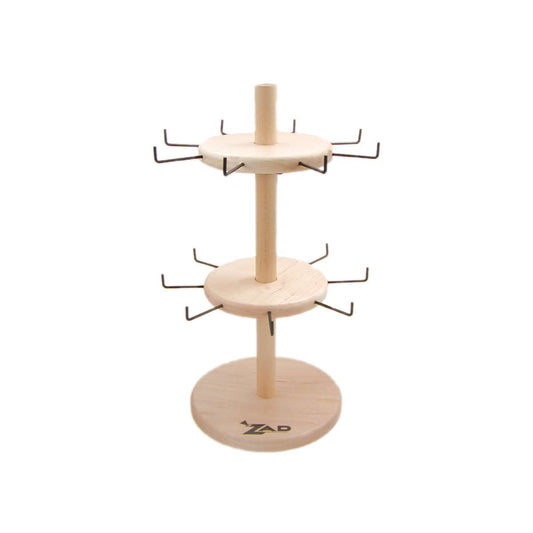 ZAD - Two Tier Spinning Wood Display