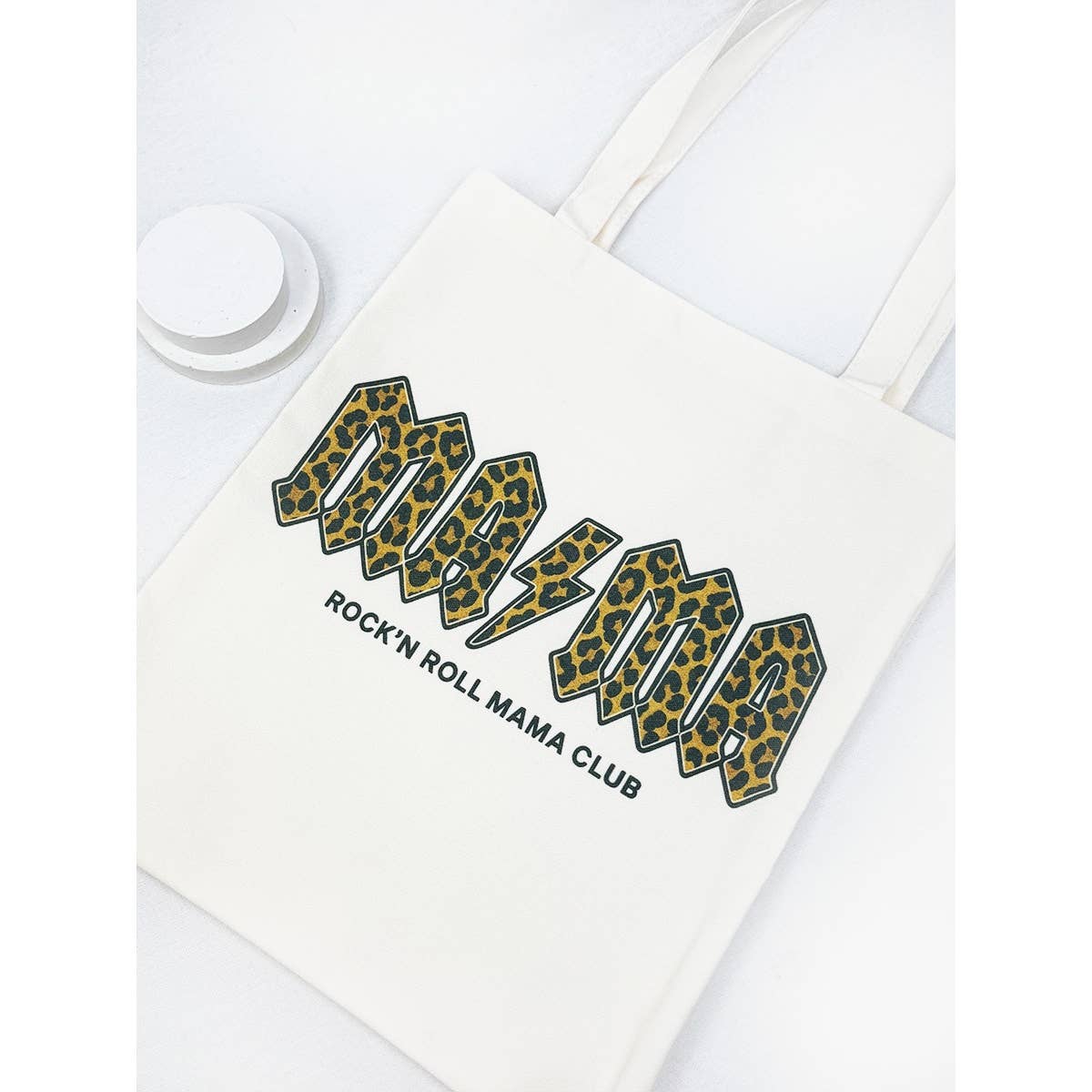 Love and Repeat - Reusable MAMA Graphic Cotton Bags: OATMEAL / ONE(6)
