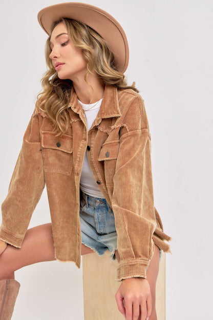 SHACKET MINERAL WASHED CORDUROY