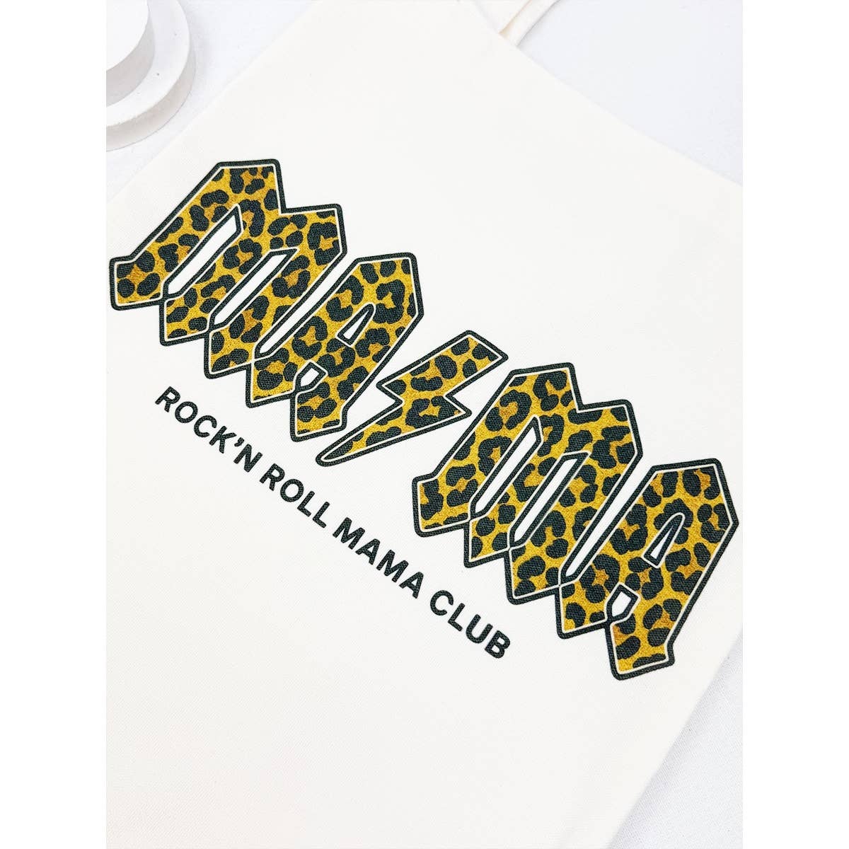 Love and Repeat - Reusable MAMA Graphic Cotton Bags: OATMEAL / ONE(6)