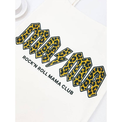 Love and Repeat - Reusable MAMA Graphic Cotton Bags: OATMEAL / ONE(6)