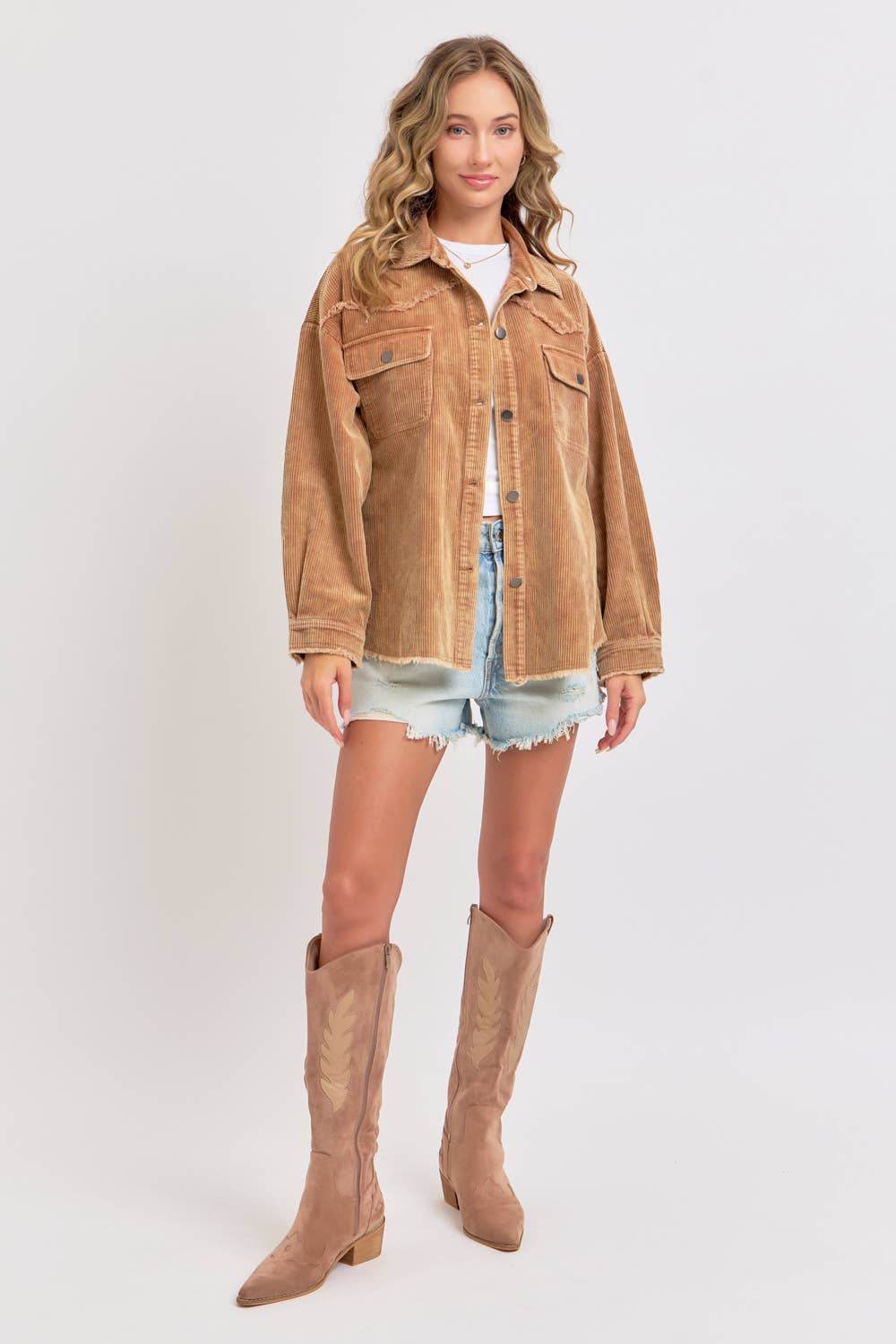 SHACKET MINERAL WASHED CORDUROY