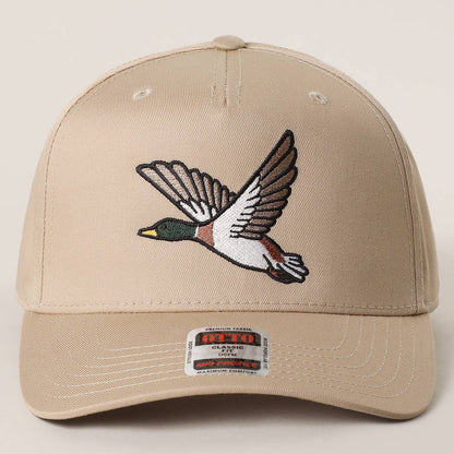 FLYING MALLARD GRAPHIC EMBROIDERED TRUCKER HAT