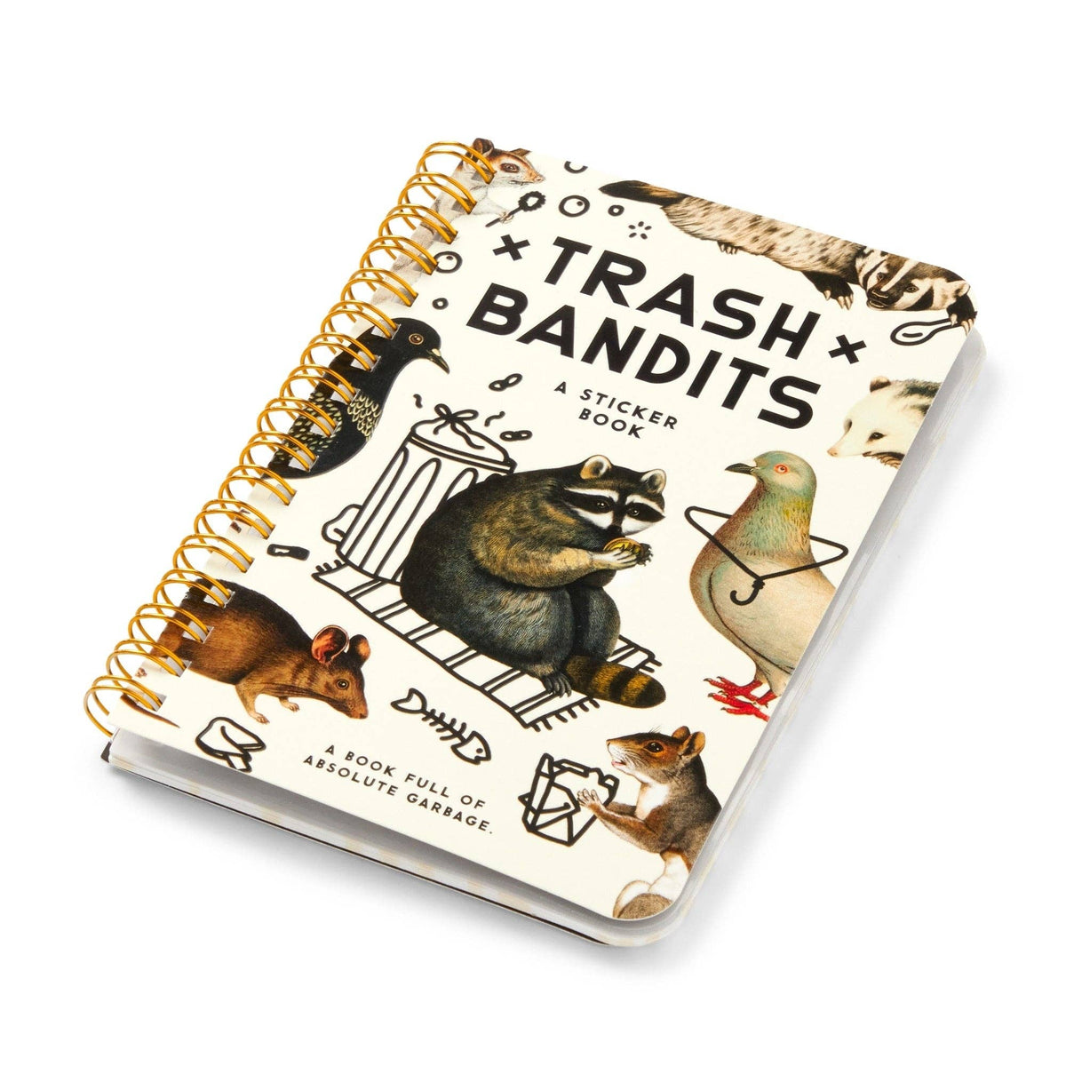 Chronicle Books - Brass Monkey Trash Bandits Sticker Book