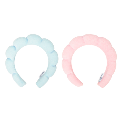 My Spa Life - Cloud Skincare Headband, For all Hair types - (Pink or Blue)