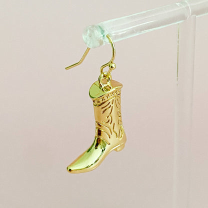 COWGIRL BOOTIE DANGLE EARRING