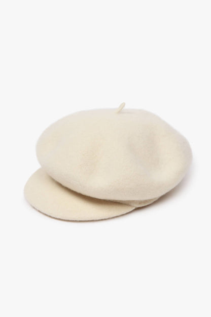 David And Young - Wool woven Cabbie Fall Winter Hats: Camel