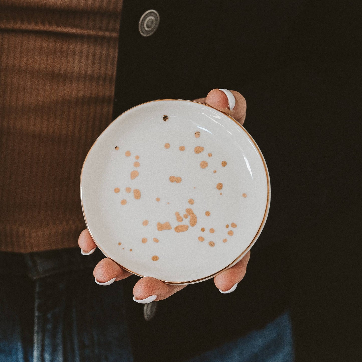 SPECKLES JEWELRY DISH