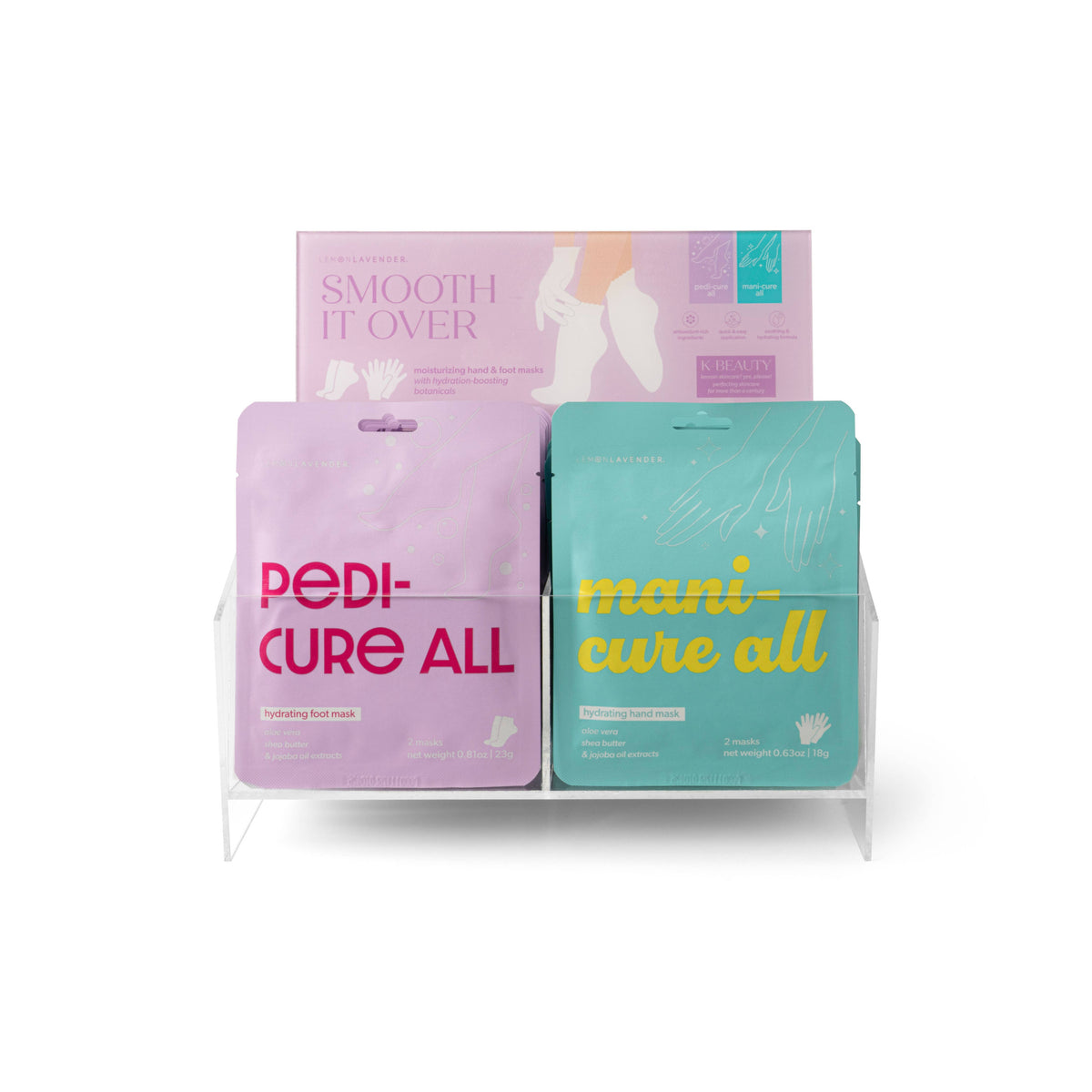 Lemon Lavender Smooth It Over Hydrating Hand & Foot Masks