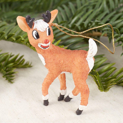 Factory Direct Craft - Rudolph Reindeer Christmas Holiday Ornament