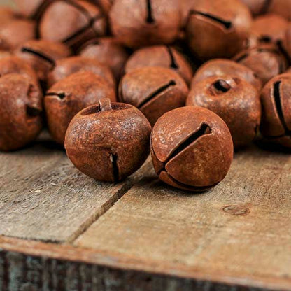 Factory Direct Craft - 30mm Rusty Jingle Bells - Bag of 144 Rusted Bells