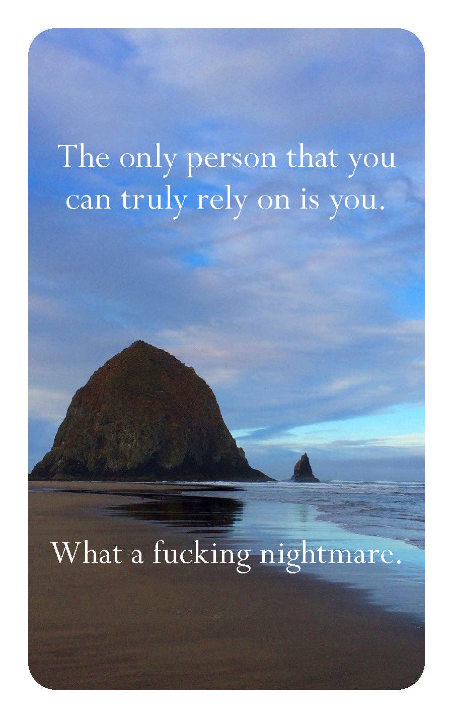 Chronicle Books - Disappointing Affirmations Deck