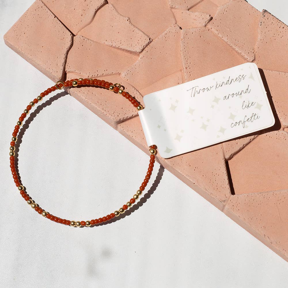 CONFETTI BANGLE TERRACOTTA