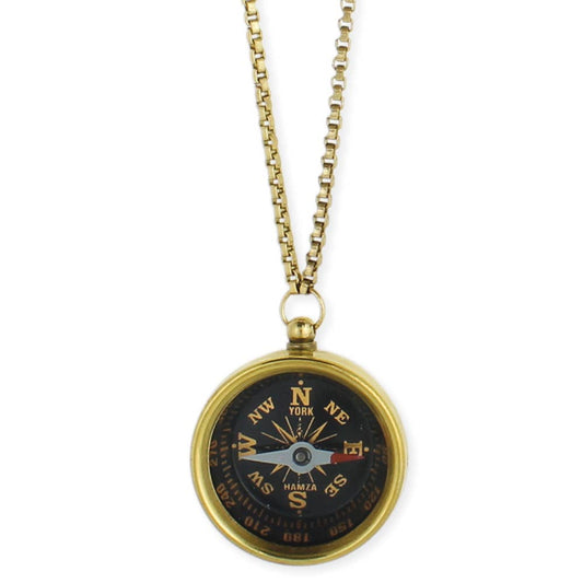 GOLD COMPASS NECKLACE
