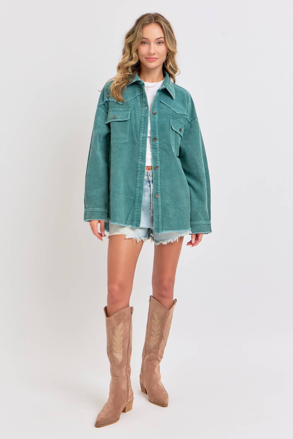 SHACKET MINERAL WASHED CORDUROY