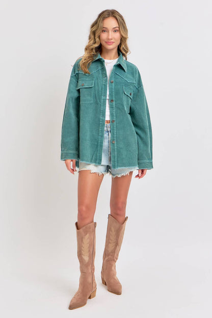 SHACKET MINERAL WASHED CORDUROY