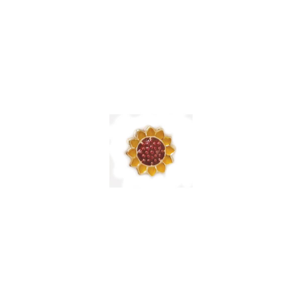 ZAD - Sunflowers Fine Art Card Gold Post Earrings