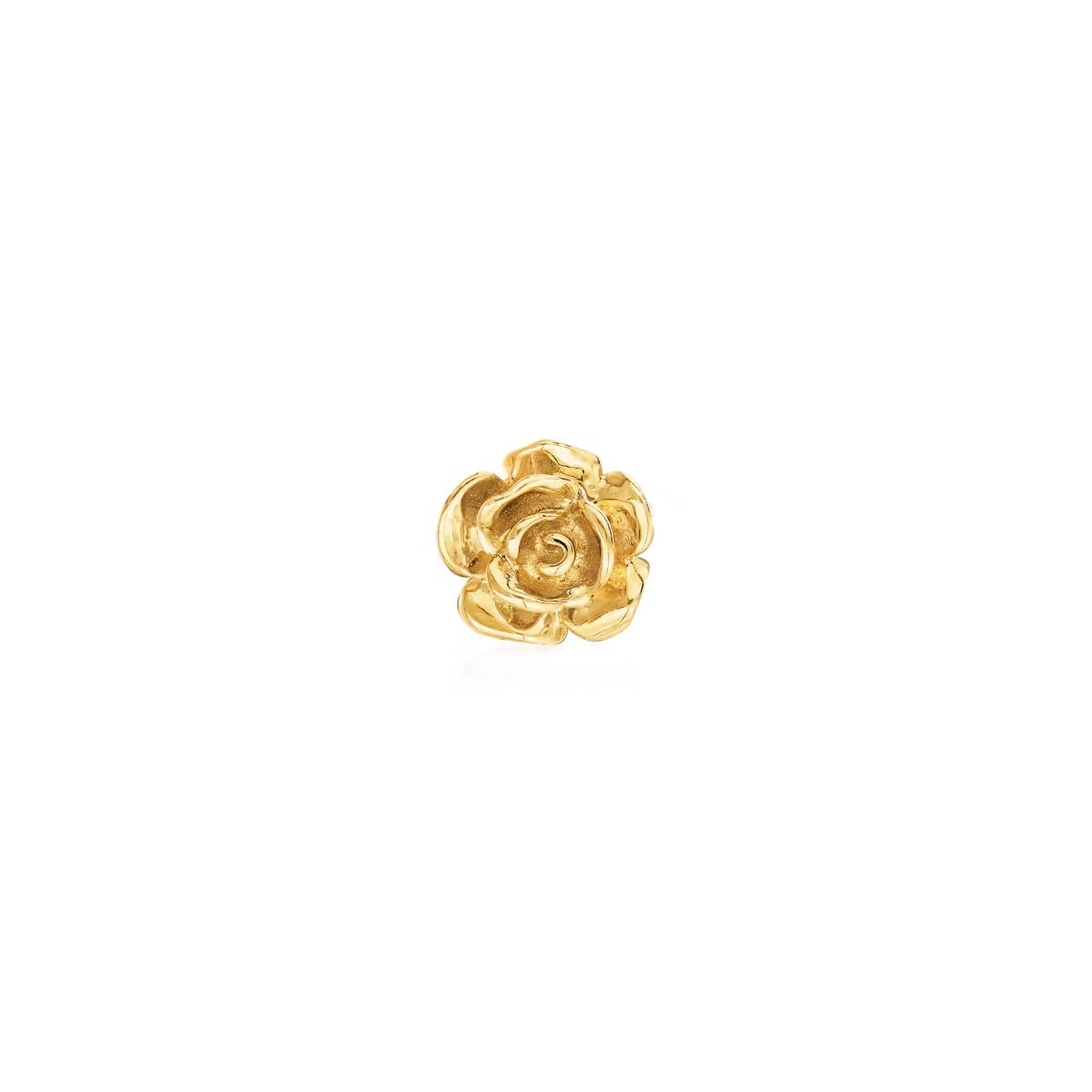 ZAD - Garden Dahlias Fine Art Gold Flower Earrings