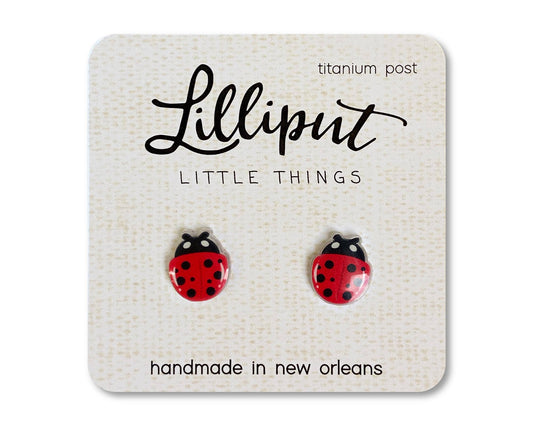 LADYBUG EARRING