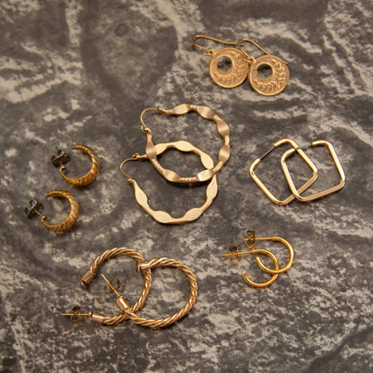 Kindred Objects - Vintage Gold Hoops - Variety