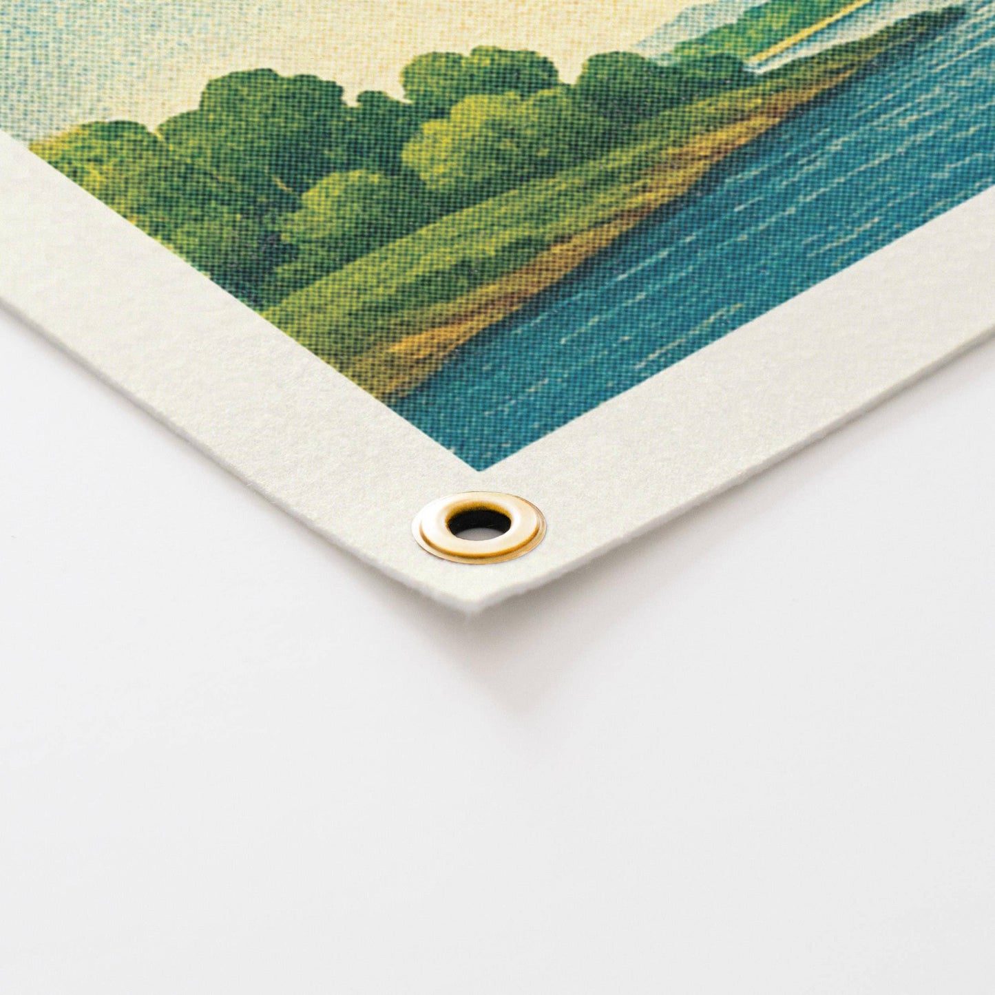 Benoit's Design Co. - Greetings From Ohio State Postcard Felt Banner: 16 x 24 inches