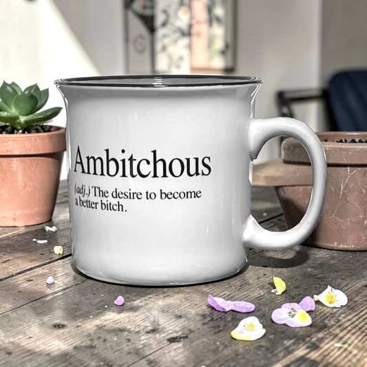 Funny Coffee Mug | “Ambitichous” Mug | Gift Mug 