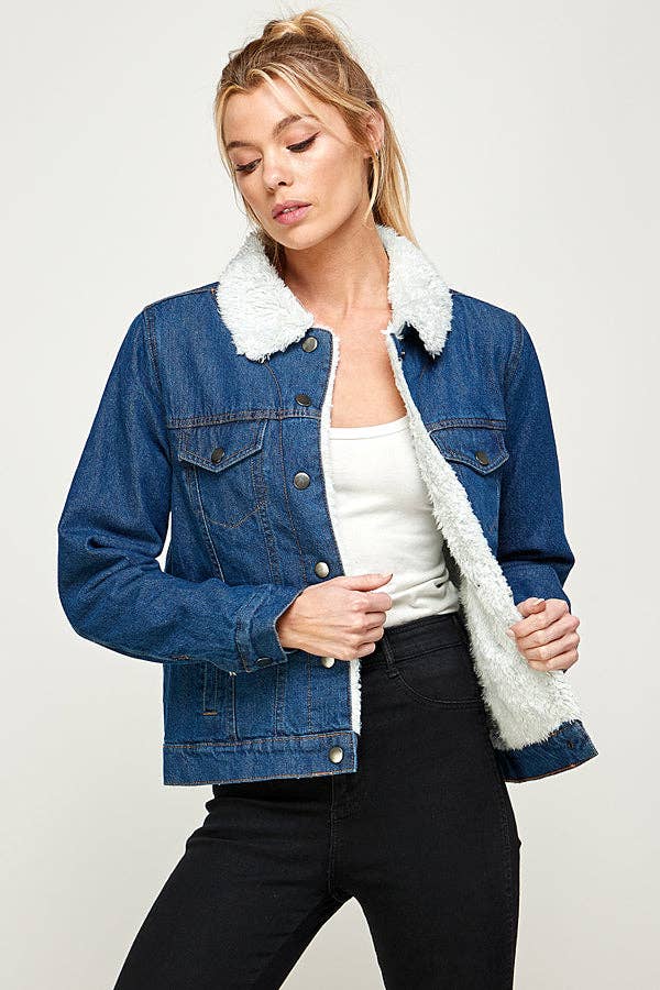 SHERPA DENIM JACKET